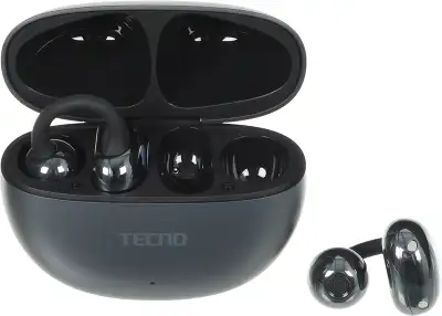 Гарнитура внутриканальные Tecno OW01 серый беспроводные bluetooth клипса (OW01 GREY)