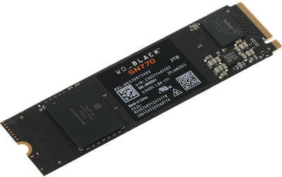 Накопитель SSD WD PCIe 4.0 x4 2TB WDS200T3X0E Black SN770 M.2 2280