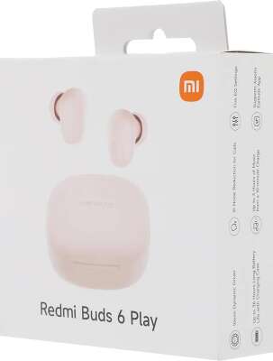 Наушники беспроводные Xiaomi Redmi Buds 6 Play Pink (BHR8775GL)