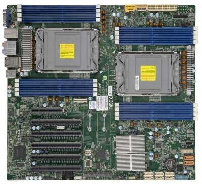 Supermicro MBD-X12DAI-N6-B Материнская плата 3rd Gen Intel® Xeon® Scalable processors Dual Socket LGA-4189 (Socket P+) supported, CPU TDP supports Up to 270W TDP, 3 UPI up to 11.2 GT/s Intel® C621A