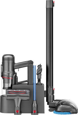 Пылесос моющий Puppyoo T12 Plus Rinse 585Вт серый