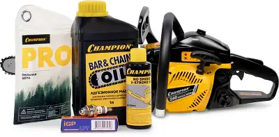 Бензопила Champion 240-16 1700Вт 2.31л.с. дл.шины:16" (40cm) (А240-16)