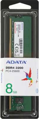 A-data DDR4 DIMM 8GB AD4U32008G22-SGN PC4-25600, 3200MHz