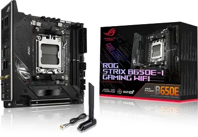 Материнская плата mini-ITX LGAAM5 ASUS ROG STRIX B650E-I GAMING WIFI