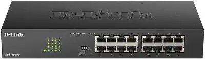 Коммутатор D-Link DGS-1016D DGS-1016D/J1A (L2) 16x1Гбит/с неуправляемый