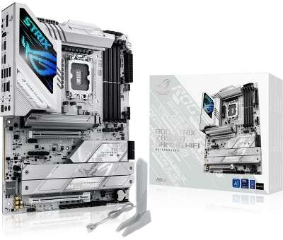 Материнская плата ASUS ROG STRIX Z890-A GAMING WIFI LGA1851 ATX 4xDDR5 2xPCIEx16 5xM.2 2xThunderbolt USB-C DP HDMI 2.5GLAN Wi-Fi 7