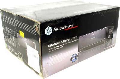 Корпус SilverStone GD06B, черный, mATX, Без БП (SST-GD06B)
