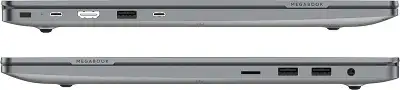 Ноутбук Tecno Megabook T16RA 16" FHD IPS i5-13420H/16/512 SSD/WF/BT/Cam/W11 серый