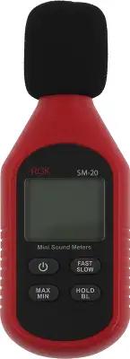 Измеритель уровня шума RGK SM-20 портативный красный/черный (776530)