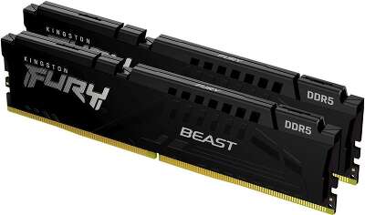 Набор памяти DDR5 DIMM 2x16Gb DDR6000 Kingston FURY Beast RGB Gaming Memory (KF560C40BBAK2-32)