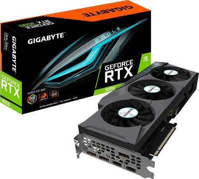 Видеокарта GIGABYTE NVIDIA nVidia GeForce RTX 3090 EAGLE OC 24Gb GDDR6X PCI-E 2HDMI, 3DP