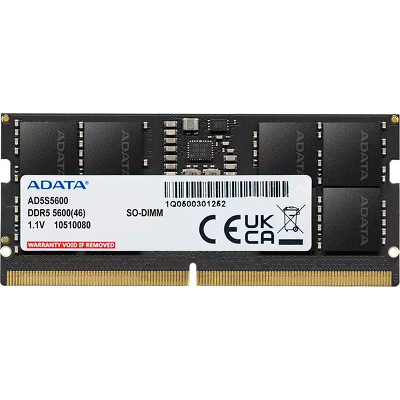 Оперативная память ADATA DDR5 SO-DIMM 8GB 5600MHz 1*8GB 46-45-45 SINGLE TRAY