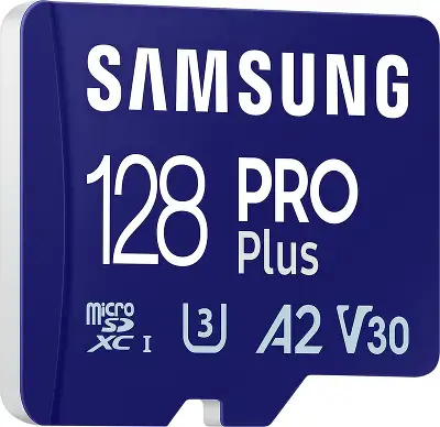 Карта памяти 128 Гб Micro SDXC Samsung PRO Plus Class 10 UHS-I с адаптером [MB-MD128SA]