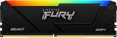 Модуль памяти DDR4 DIMM 16Gb DDR3733 Kingston Fury Beast Black RGB (KF437C19BB12A/16)