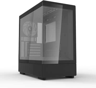 Корпус Zalman P10, черный, mATX, без БП (P10 Black)