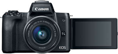 Цифровая фотокамера Canon EOS-M50 Black Kit (EF-M 15-45 мм f/3.5-6.3 IS STM)