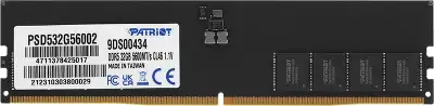 Модуль памяти DDR5 UDIMM Гб DDR5600 Patriot Memory (PSD532G56002)