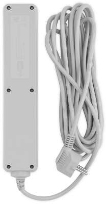 Сетевой фильтр PC PET AP01006-5-G серый (5м, 5 розеток, 7А) (AP01006-5-G)