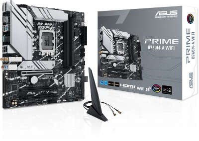 Материнская плата mATX LGA1700 ASUS PRIME B760M-A WIFI