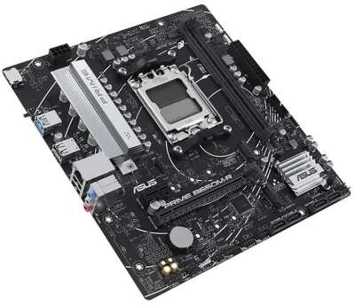 ASUS PRIME B650M-R (Socket AM5, mATX, 2xDDR5(96GB), HDMI 2.1, 1xPCIe 4.0x16/1xPCIe 4.0, 1xLAN (2.5GbE), 4xSATA 6Gb/s, 2xM.2, 2xUSB 3.2, 4xUSB 2.0)