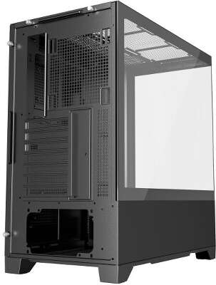 Корпус PowerCase Vision Black V2, черный, ATX, без БП (CVBAV2-L0)