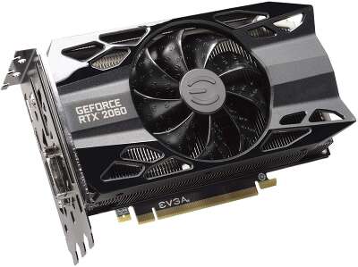 Видеокарта EVGA NVIDIA nVidia GeForce RTX 2060 SC 6Gb DDR6 PCI-E DVI, HDMI, DP