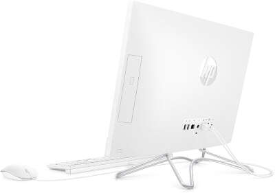 Моноблок HP All-in-One 200 G3 21.5" FHD Silver J5005/4/128 SSD/Multi/WF/BT/Cam/Kb+Mouse/DOS,белый (4YW19ES)