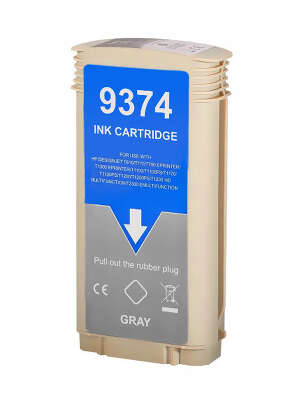 Струйный картридж NV Print 72 (NV-C9374A) Gray для HP DesignJet T610, T770, T790, T1100, T1120, T1200 (130 мл) совместимый