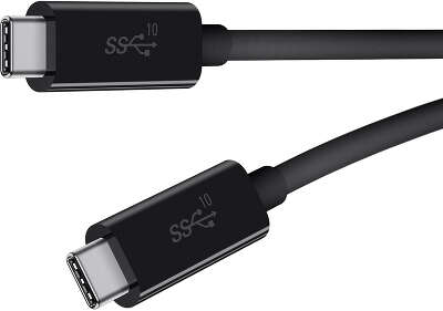 Кабель Belkin USB-C to USB-C, 10 Gbps, 1 м, Black [F2CU052bt1M-BLK]