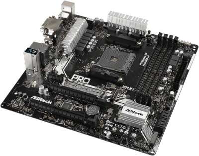 Материнская плата microATX LGAAM4 ASRock X370M Pro4