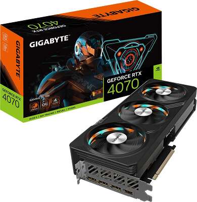 Видеокарта GIGABYTE NVIDIA nVidia GeForce RTX 4070 GAMING OC 12Gb DDR6X PCI-E HDMI, 3DP