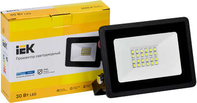 Прожектор уличный IEK СДО LPDO601-30-65-K02 светодиодный 30Втчерный