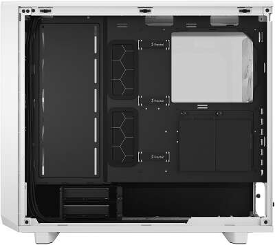 Корпус Fractal Design Meshify 2 Lite White TG Clear Tint, белый, EATX, Без БП (FD-C-MEL2A-04)