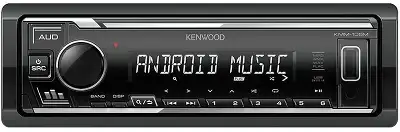 Автомагнитола Kenwood KMM-105M 1DIN 4x50Вт USB 2.0 AUX 3 RDS