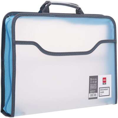 Папка-портфель Deli E38129 1 отдел. A4 полипропилен 0.65мм ассорти