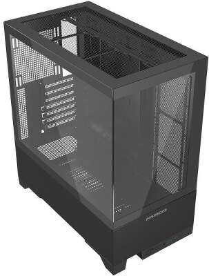 Корпус PowerCase Vision Black V2, черный, ATX, без БП (CVBAV2-L0)