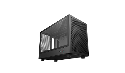 корпус Deepcool CH260 без БП, боковое окно (закаленное стекло), черный, MICRO ATX/MINI-ITX