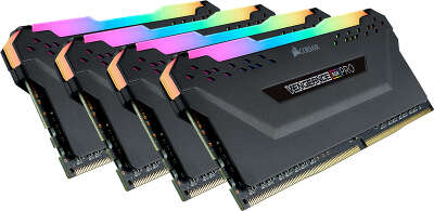 Набор памяти DDR4 DIMM 4x4Gb DDR3600 Corsair Vengeance RGB PRO (CMW64GX4M4K3600C18)