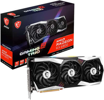 Видеокарта MSI AMD Radeon RX 6800 GAMING Z TRIO 16G 16Gb DDR6 PCI-E HDMI, 3DP
