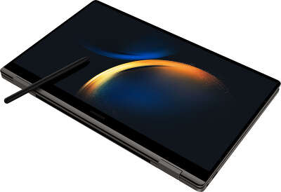 Ноутбук Samsung Galaxy book 3 360 NP750 Core i7 1360P 16Gb SSD1Tb Intel Iris Xe graphics 15.6" AMOLED Touch FHD (1920x1080) Windows 11 Home graphite WiFi BT Cam (NP750QFG-KA3IN)