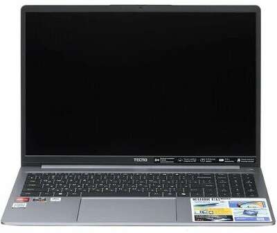 Ноутбук Tecno MegaBook K16S 16" WUXGA R7-5800U/16/1000Gb SSD/W11 серый
