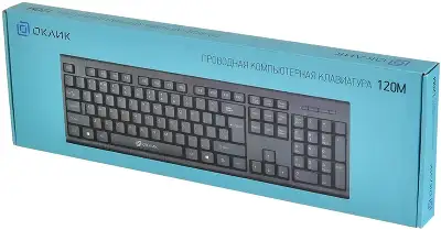 Клавиатура Оклик 120M черный USB (1083044)