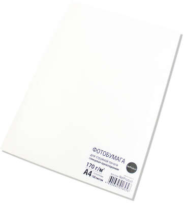 Фотобумага NetProduct глянцевая односторонняя, A4, 170 г/м2, 100 л.