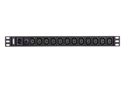 Блок распределения питания ATEN 10A 12-outlets Basic 1U PDU with surge protection