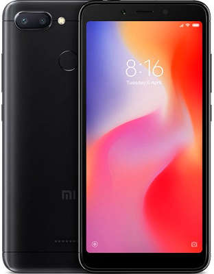 Смартфон Xiaomi Redmi 6 32Gb, Black