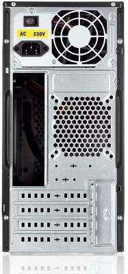 Корпус FoxLine Case Foxline FL-702 |FL-702-FZ450| , mATX, 1x5.25EXT, 1x3.5EXT, 2x3.5INT, 2xUSB2.0, HDA, w/o FAN, |FL-702-FZ450| w/450W ATX PSU, w/1.2m EU pwr cord, (970597)