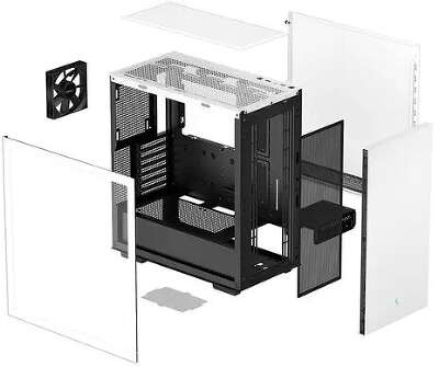 Корпус Deepcool CH510 WH, белый, EATX, Без БП (R-CH510-WHNNE1-G-1)
