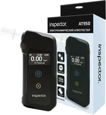 Алкотестер Inspector АТ950 электрохимический черный