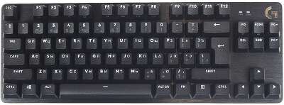 Клавиатура игровая Logitech G413 TKL SE черная, без цифрового блока, механические переключатели, белая подсветка, USB 1,8м, RTL