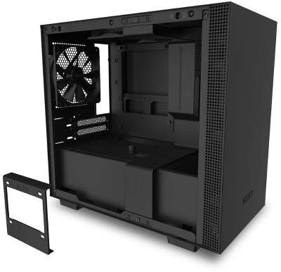 Корпус NZXT H210i, черный, mini-ITX, Без БП (CA-H210i-B1)